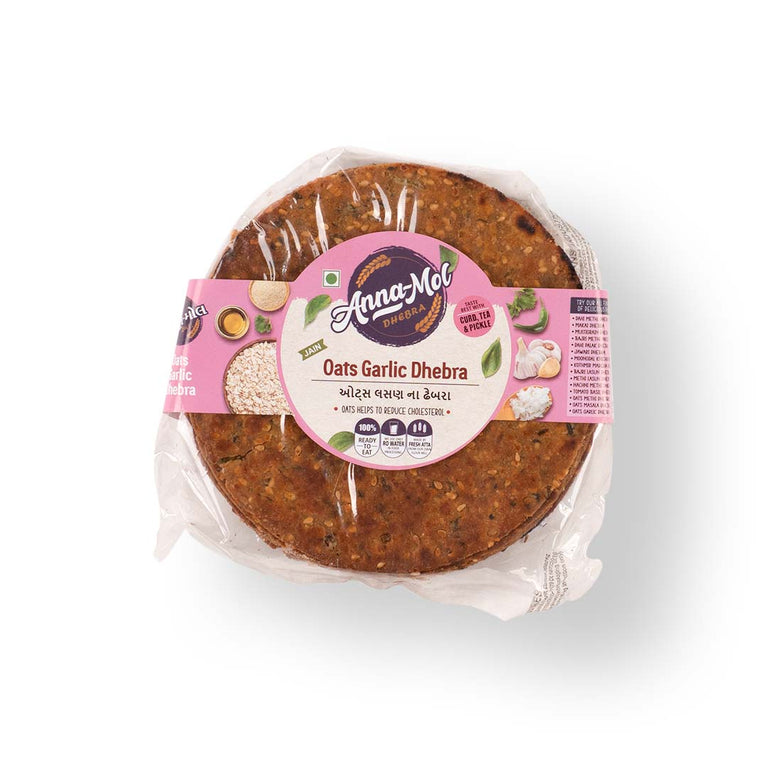 Sp. Handmade Oats Garlic Dhebra Khakhra