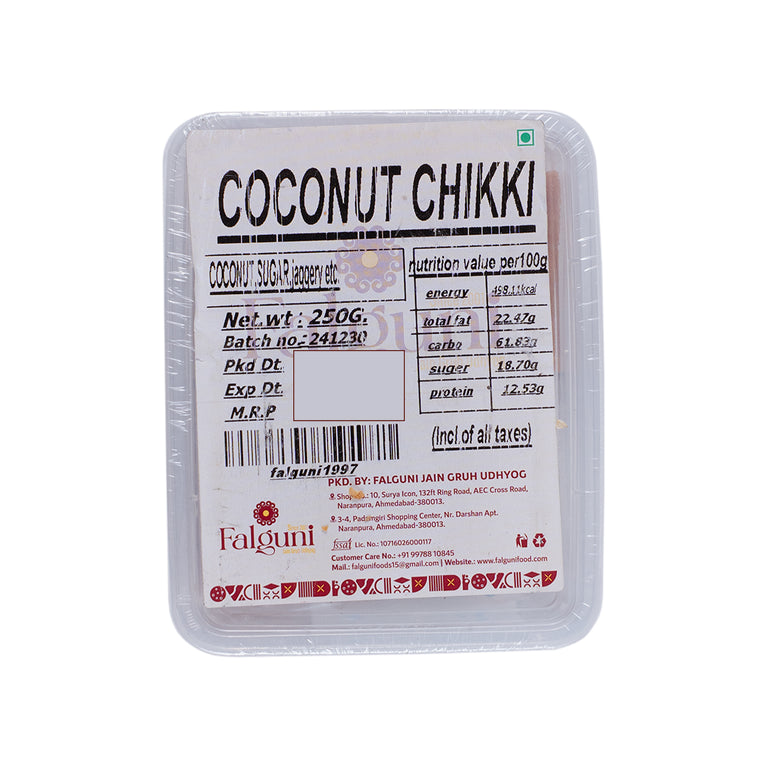 Coconut Chikki