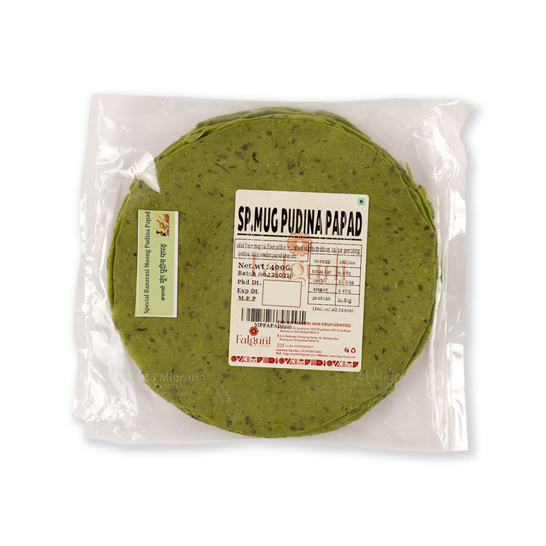 Sp. Mung Pudina Papad