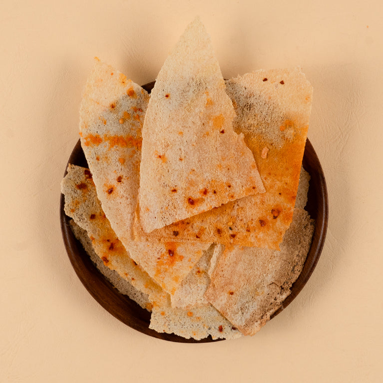 Paper Chilli Cheese Dosa Khakhra (20 pieces)