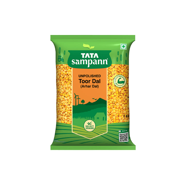 Tata Sampann Rich Fiber Unpolished Toor Dal