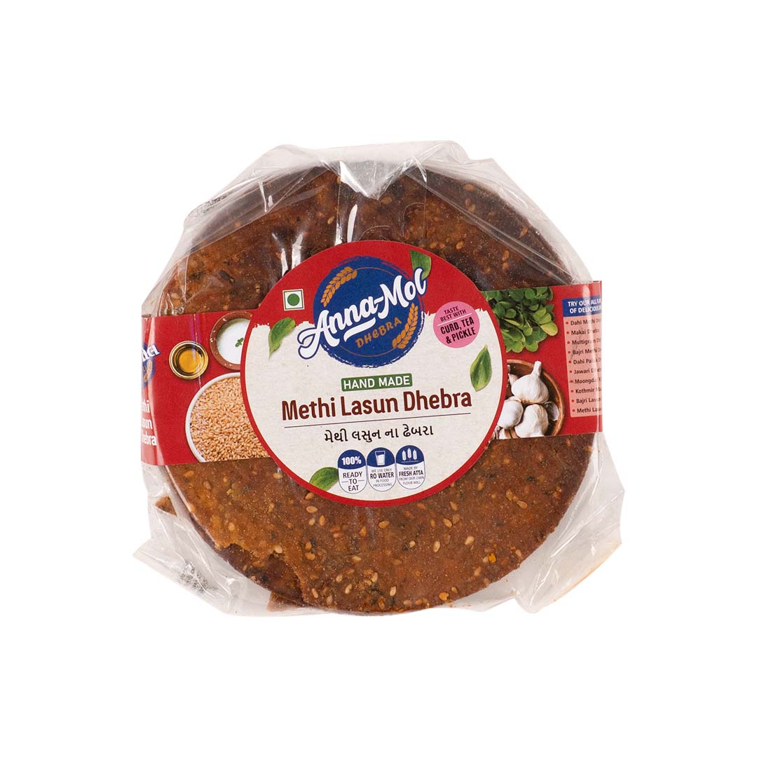 Sp. Handmade Methi Lasun Dhebra Khakhra
